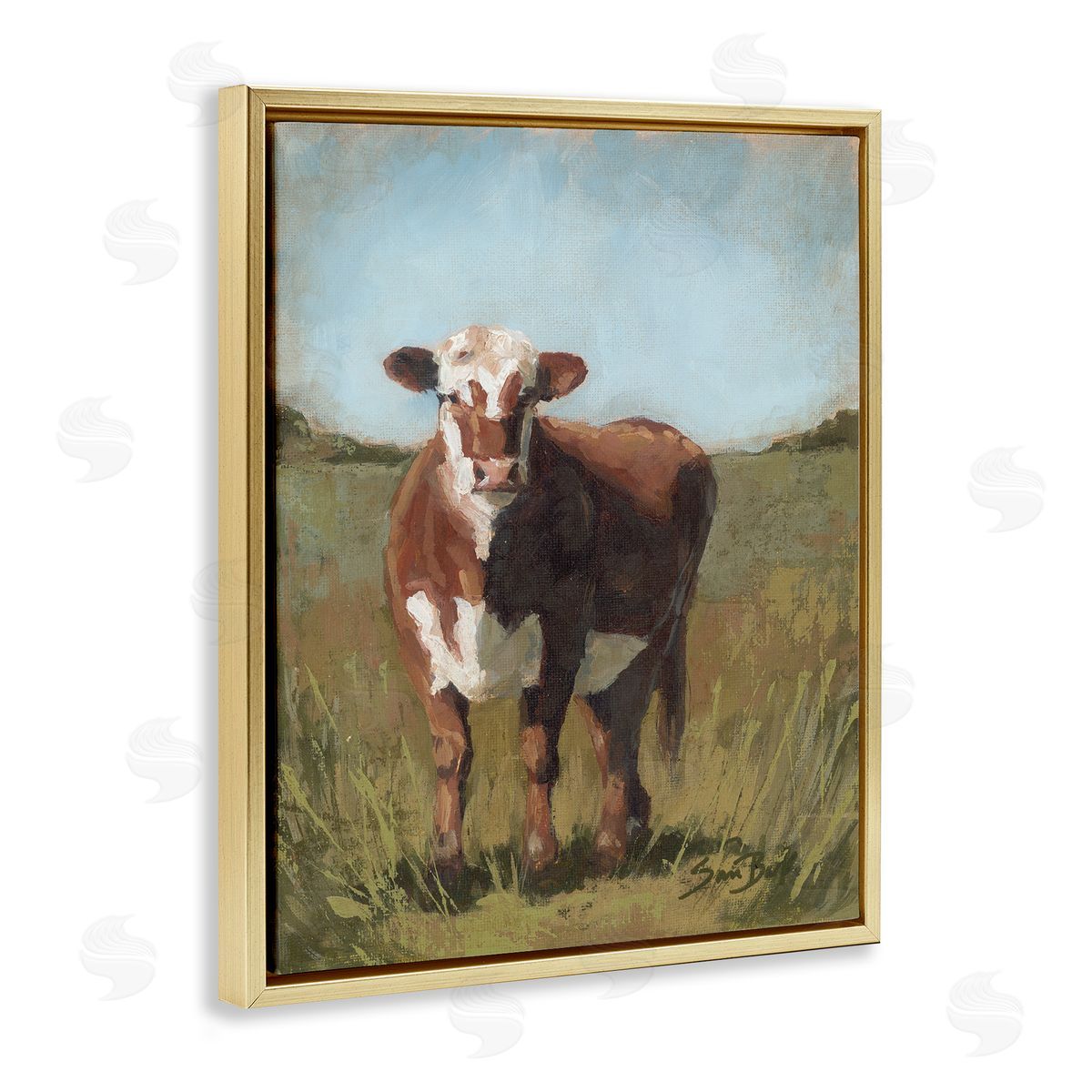 Sara Baker Cattle Vast Countryside Field 