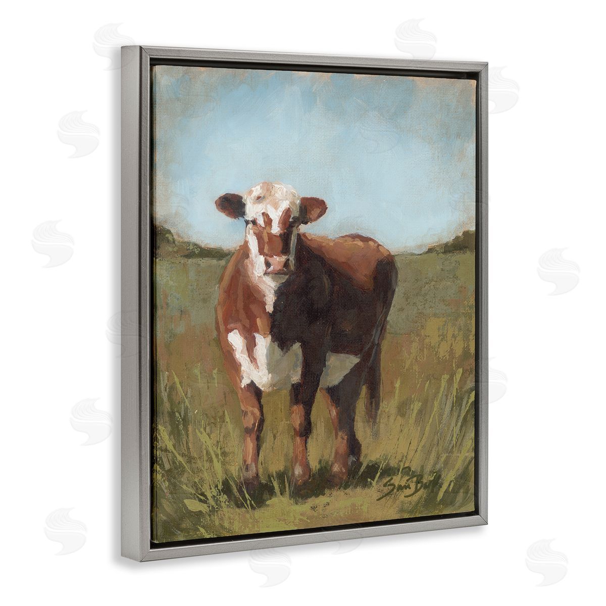 Sara Baker Cattle Vast Countryside Field 