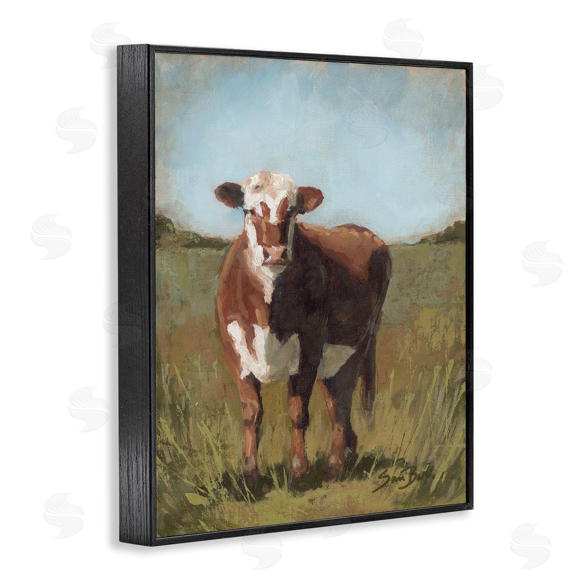 Sara Baker Cattle Vast Countryside Field 