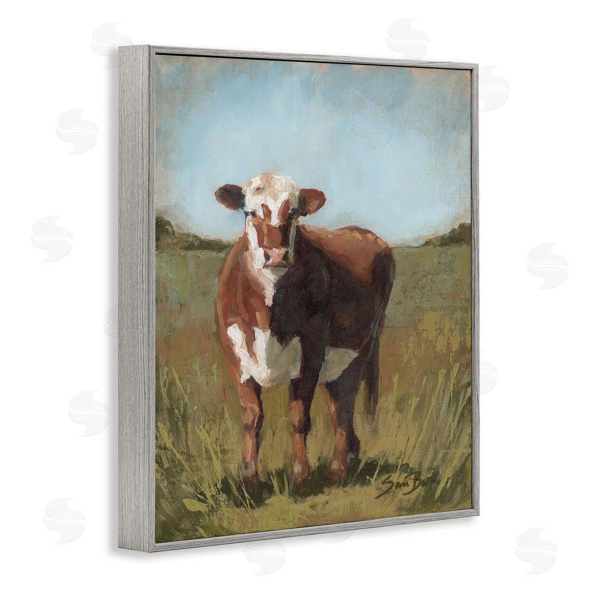 Sara Baker Cattle Vast Countryside Field 