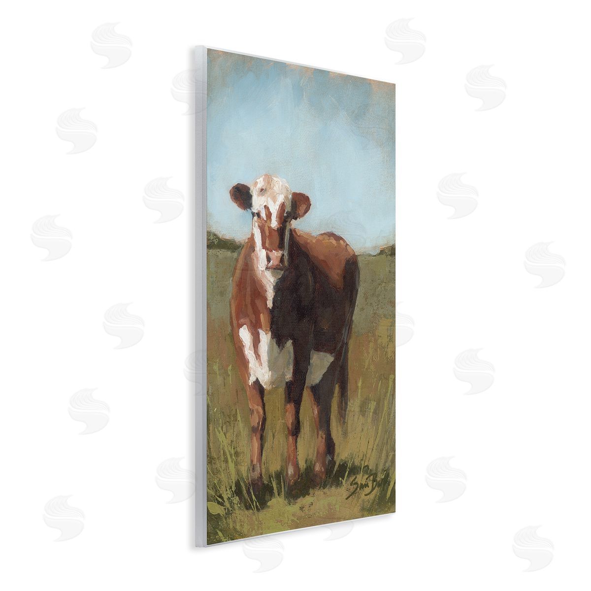 Sara Baker Cattle Vast Countryside Field 
