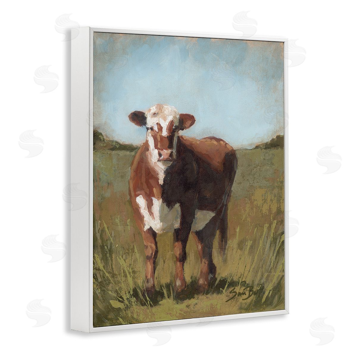 Sara Baker Cattle Vast Countryside Field 