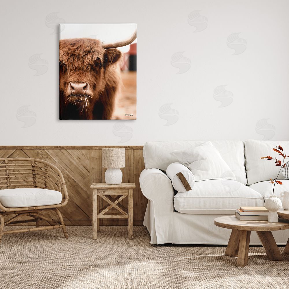 Dakota Diener Grazing Cow Animal Portrait