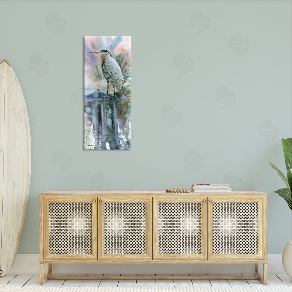 Dave Bartholet Heron Bird Pond Water's Edge 