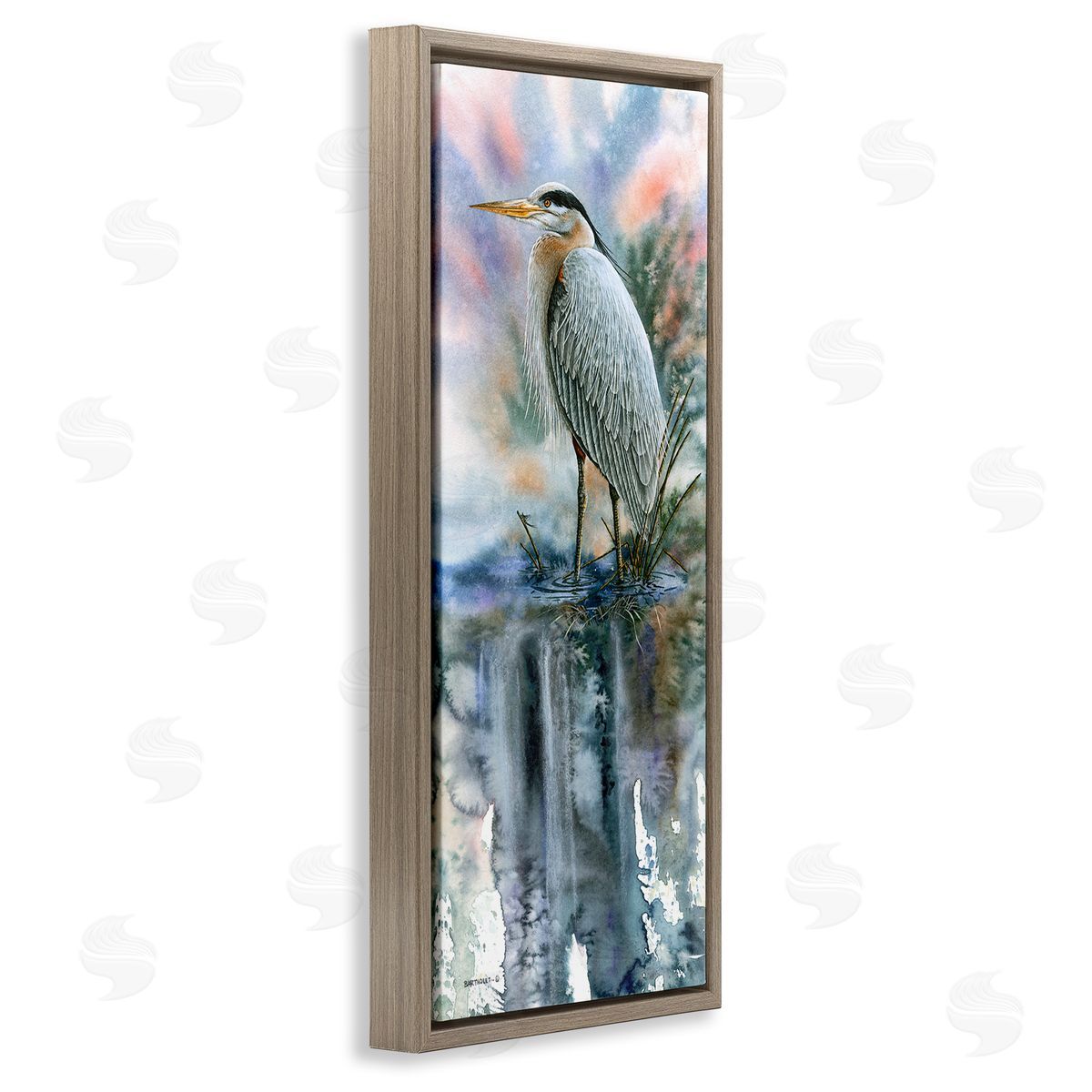 Dave Bartholet Heron Bird Pond Water's Edge 