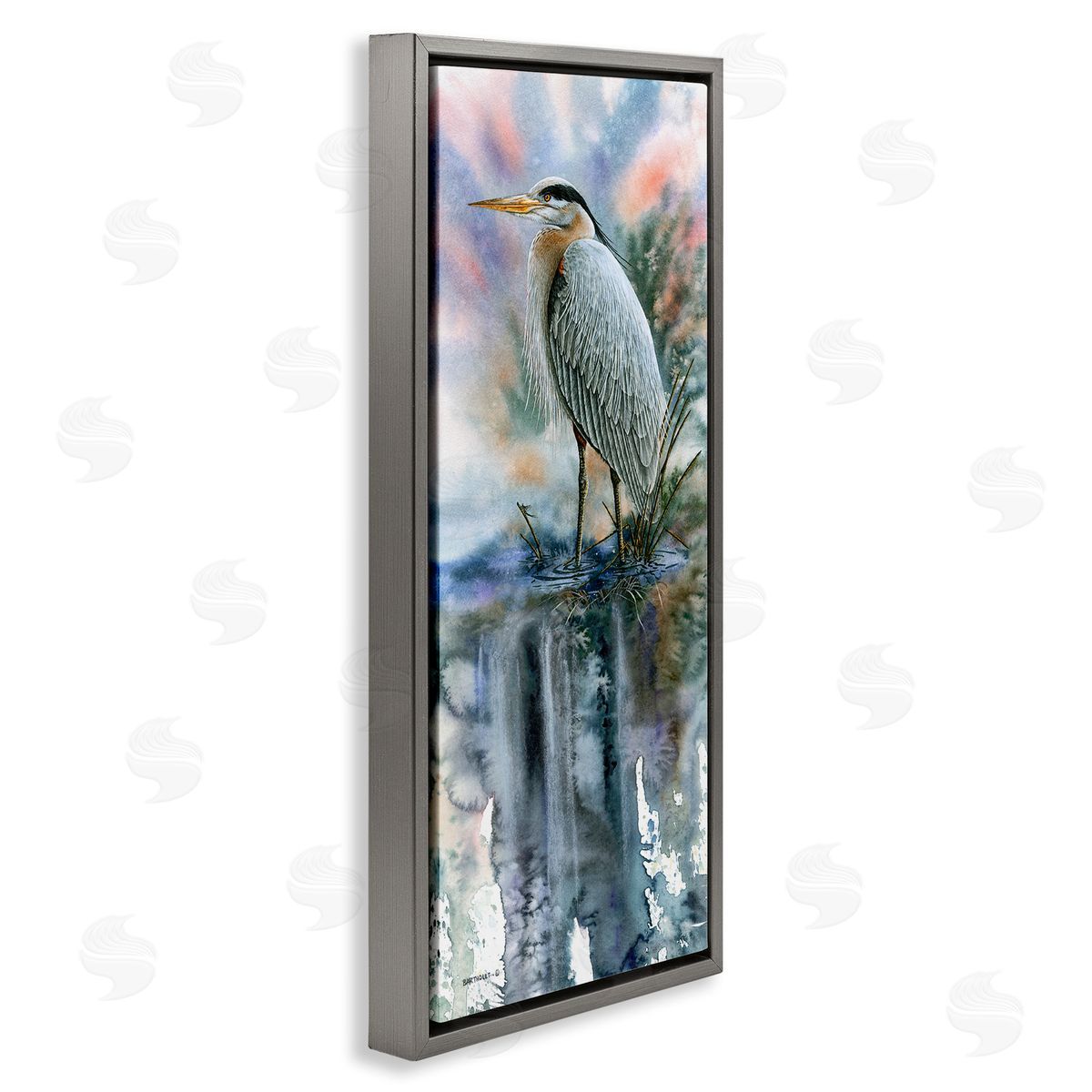 Dave Bartholet Heron Bird Pond Water's Edge 