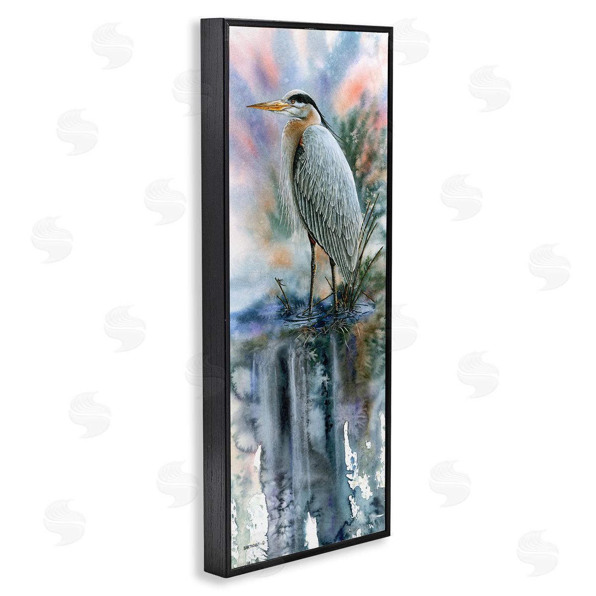 Dave Bartholet Heron Bird Pond Water's Edge 