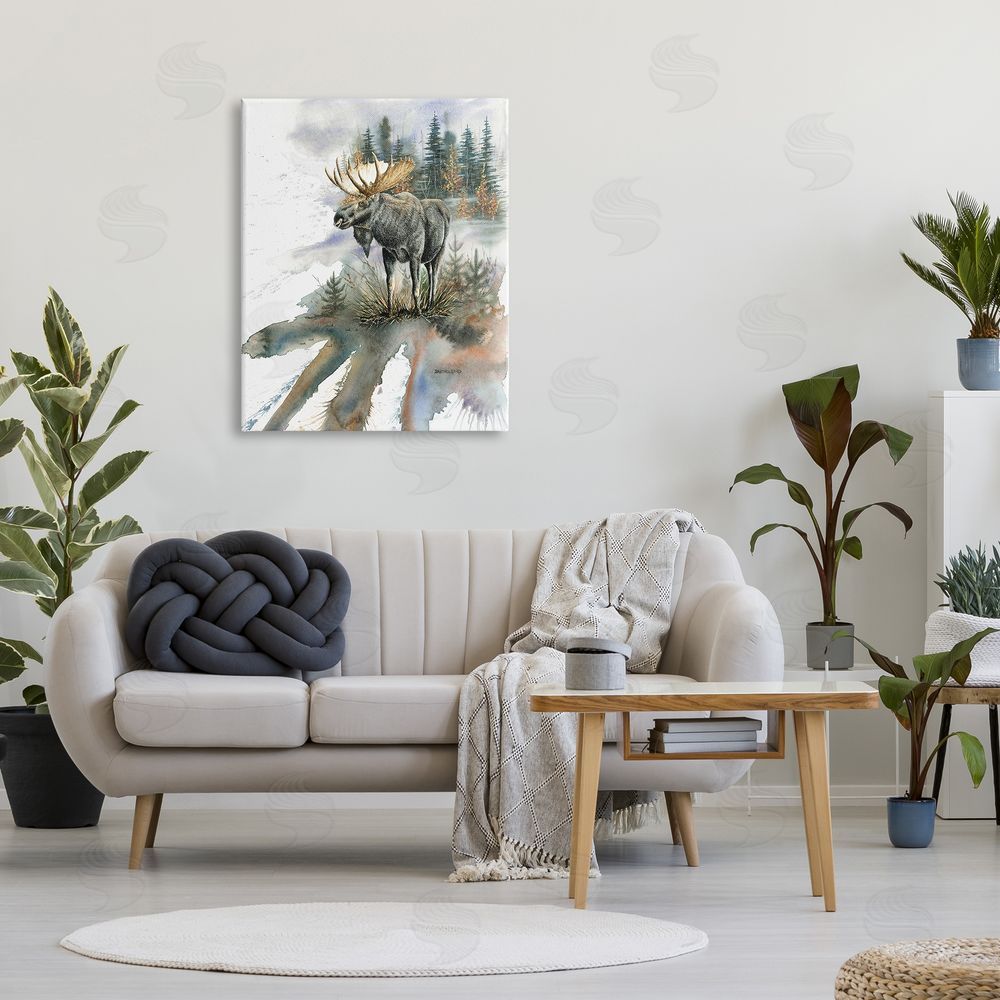 Dave Bartholet Moose Distant Forest Arrangement