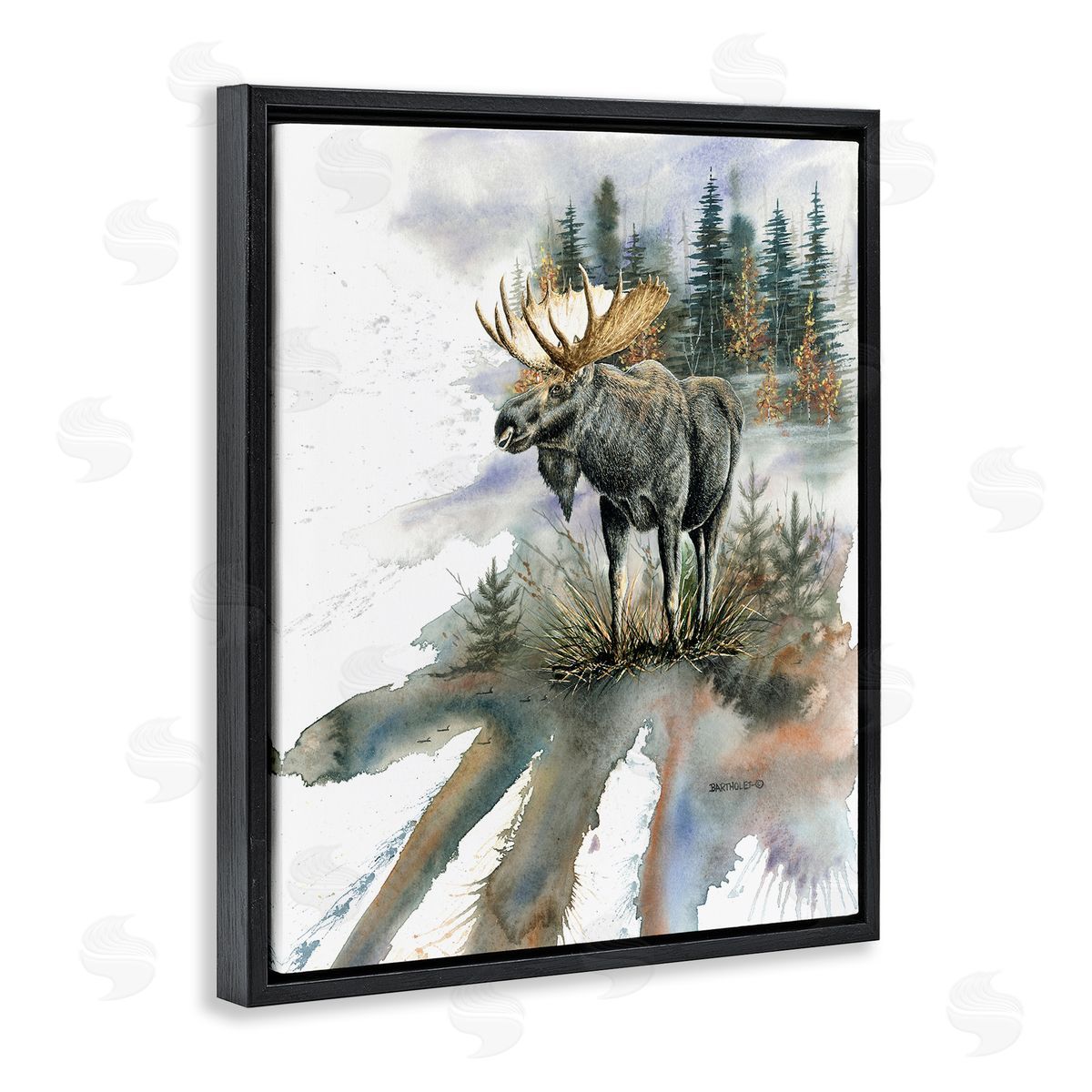 Dave Bartholet Moose Distant Forest Arrangement