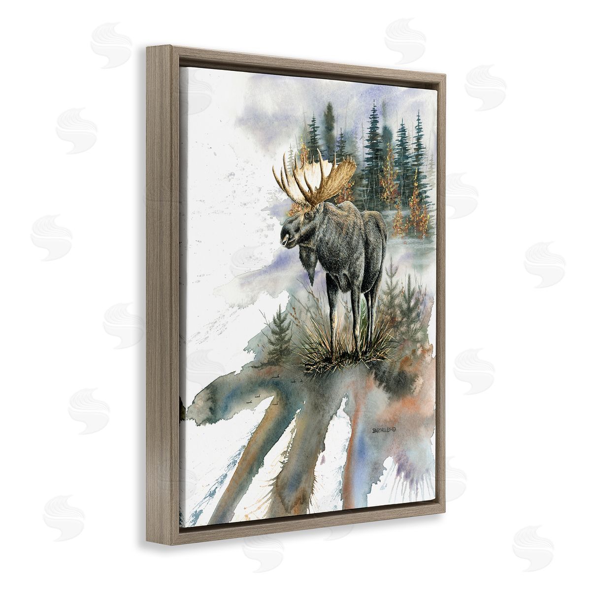 Dave Bartholet Moose Distant Forest Arrangement