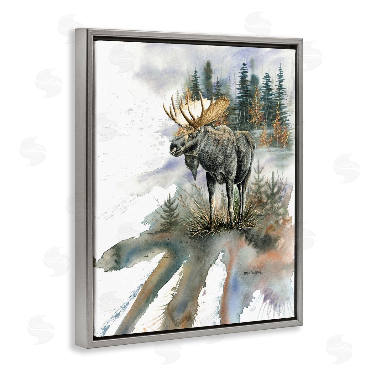 Dave Bartholet Moose Distant Forest Arrangement