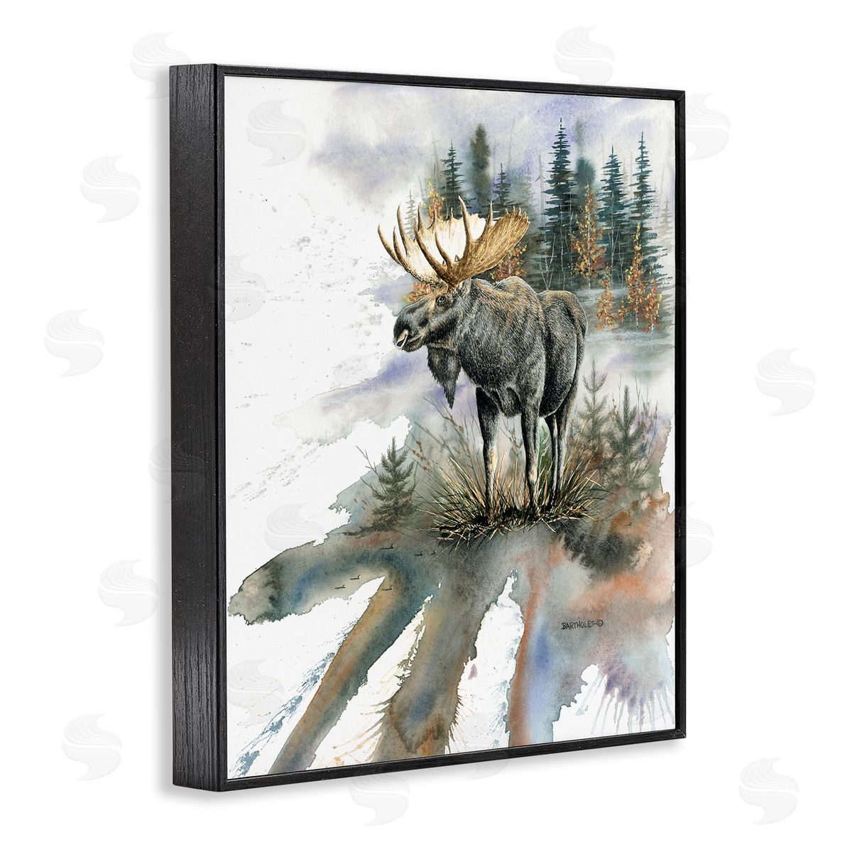 Dave Bartholet Moose Distant Forest Arrangement