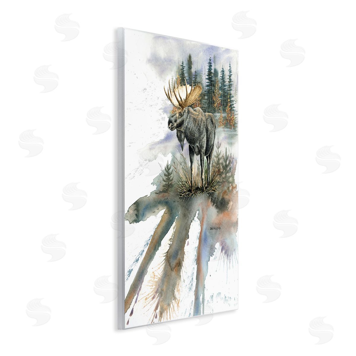 Dave Bartholet Moose Distant Forest Arrangement