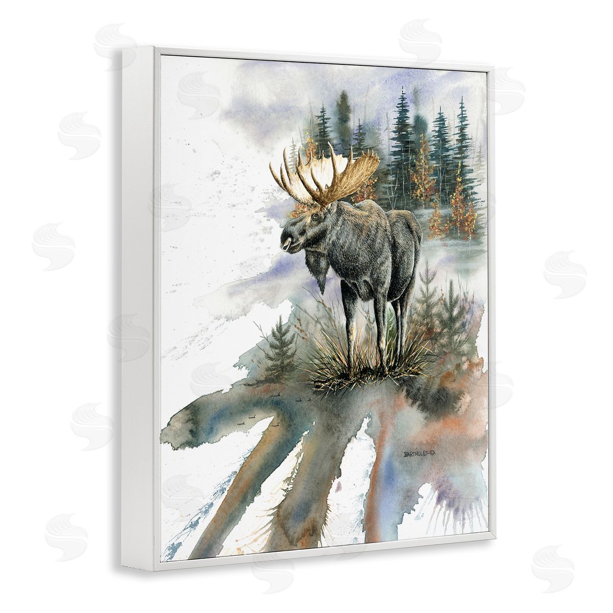 Dave Bartholet Moose Distant Forest Arrangement