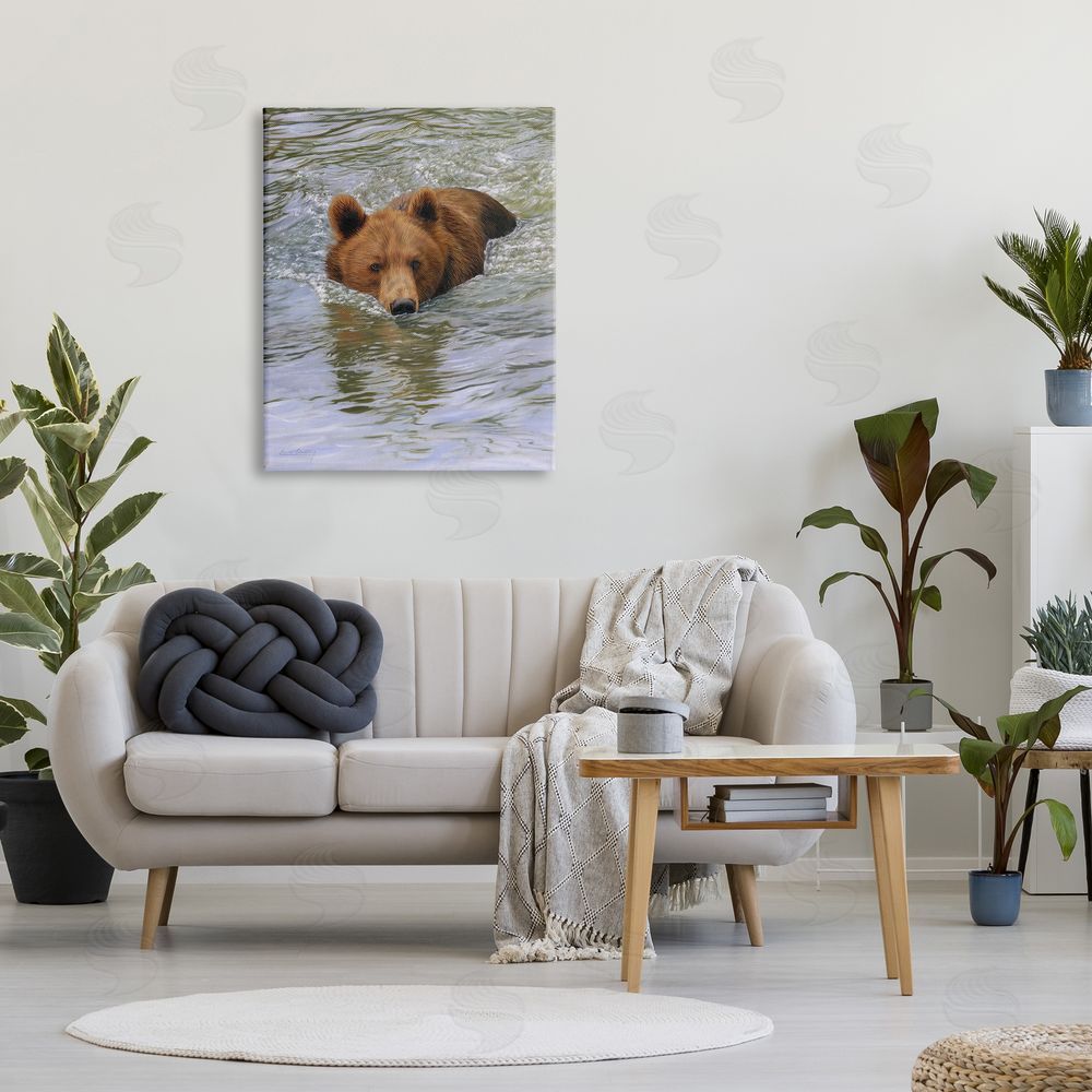 David Stribbling Brown Bear Lake Water Splash