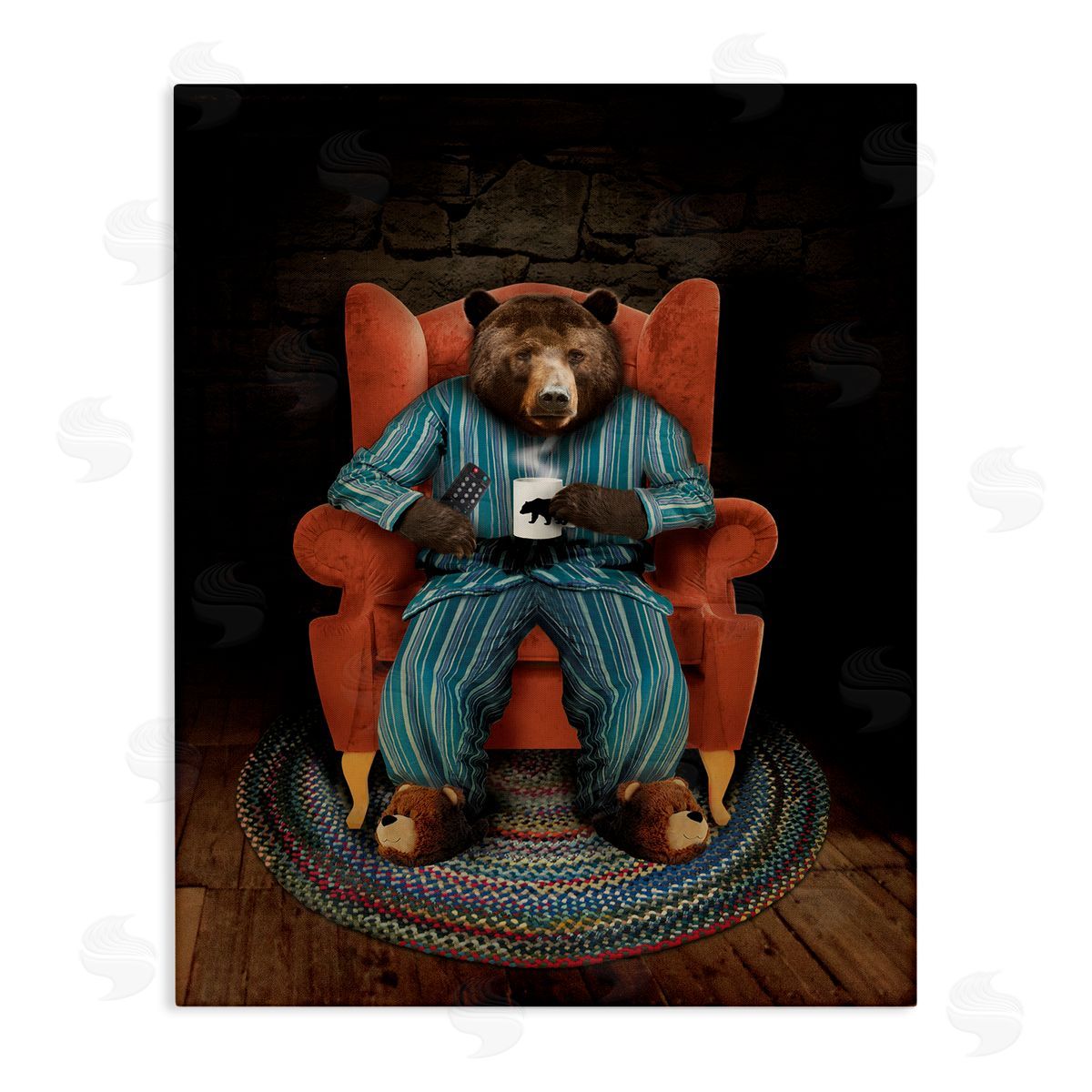 John Hovenstine Bed Time Bear Relaxing Portrait