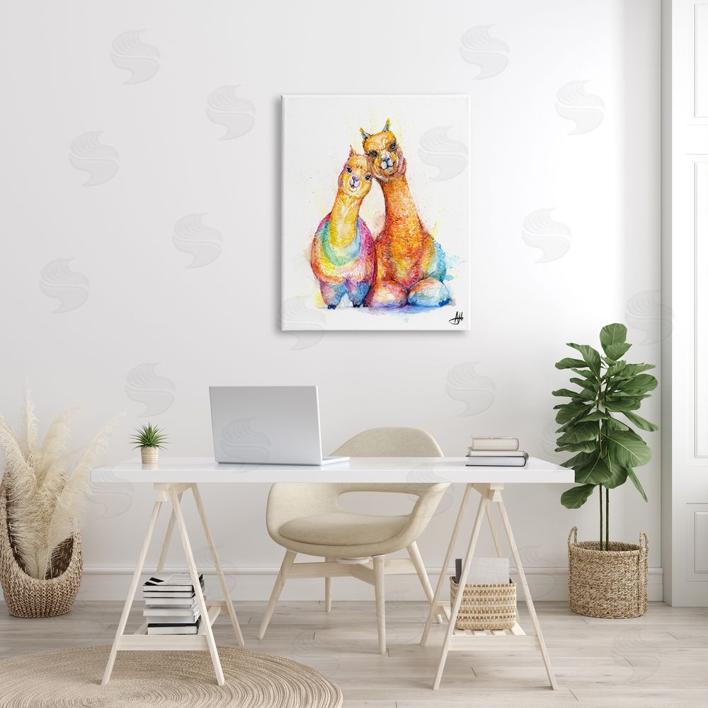 Marc Allante Smiling Alpacas Rainbow Animals