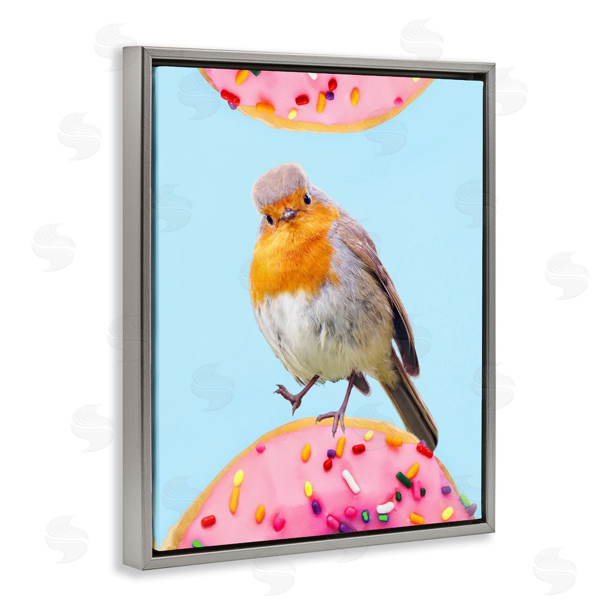 Ziwei Li Bird Perched Sprinkled Donut 