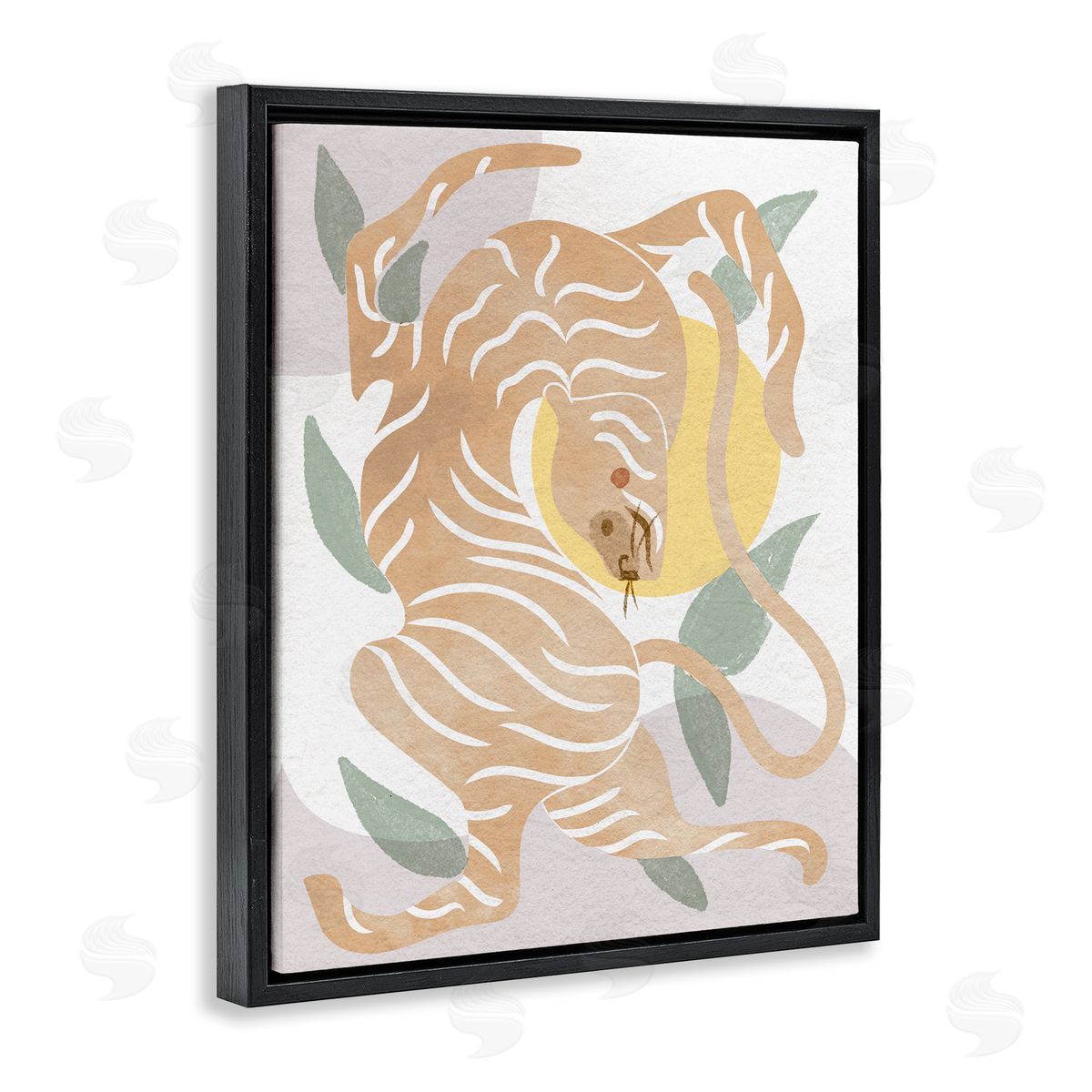 Stupell Studio Abstract Tiger Geometric Pattern