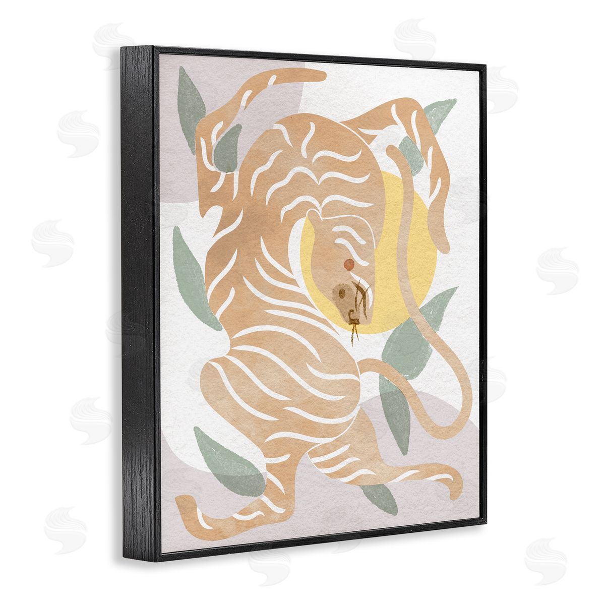 Stupell Studio Abstract Tiger Geometric Pattern