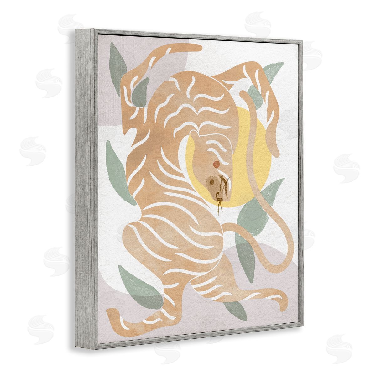 Stupell Studio Abstract Tiger Geometric Pattern