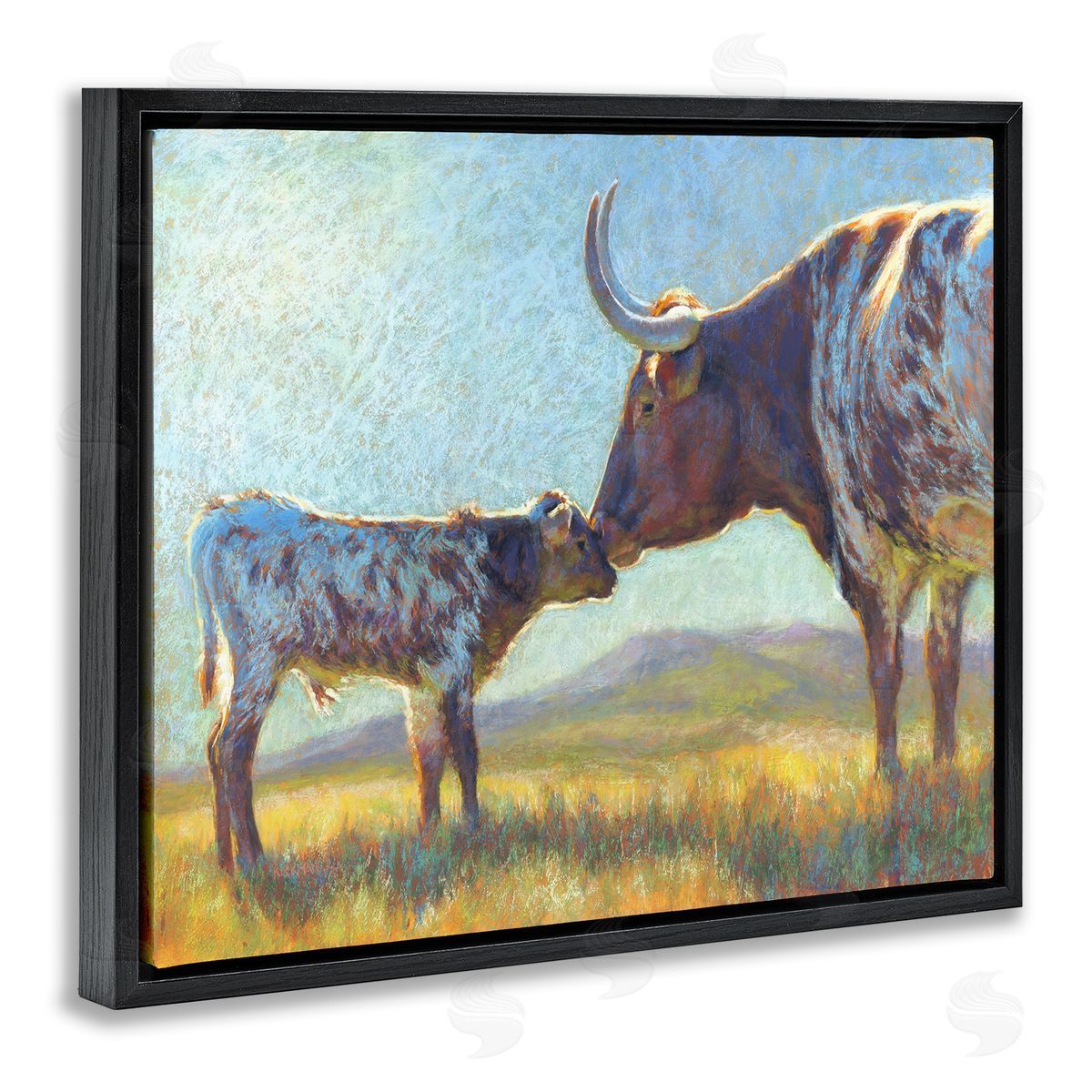 Rita Kirkman Mother Cattle Calf Sunlit Farm