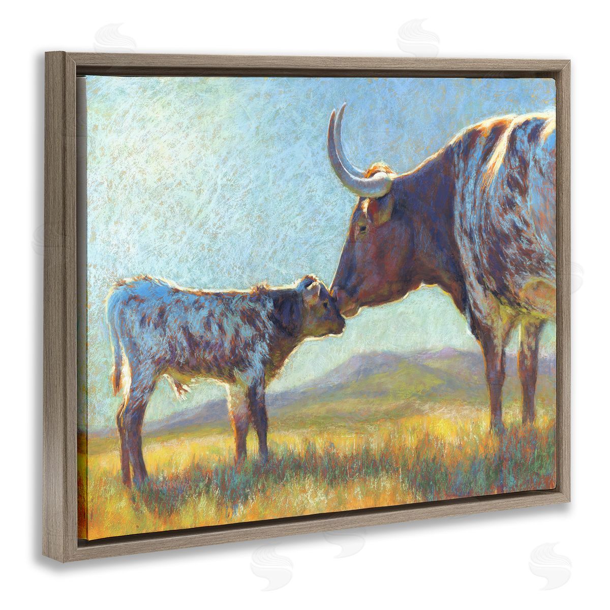 Rita Kirkman Mother Cattle Calf Sunlit Farm