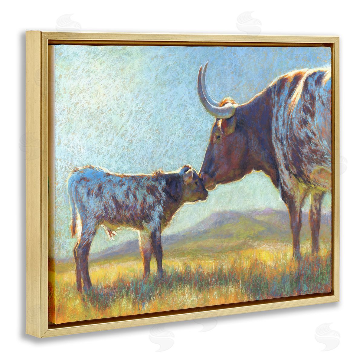 Rita Kirkman Mother Cattle Calf Sunlit Farm
