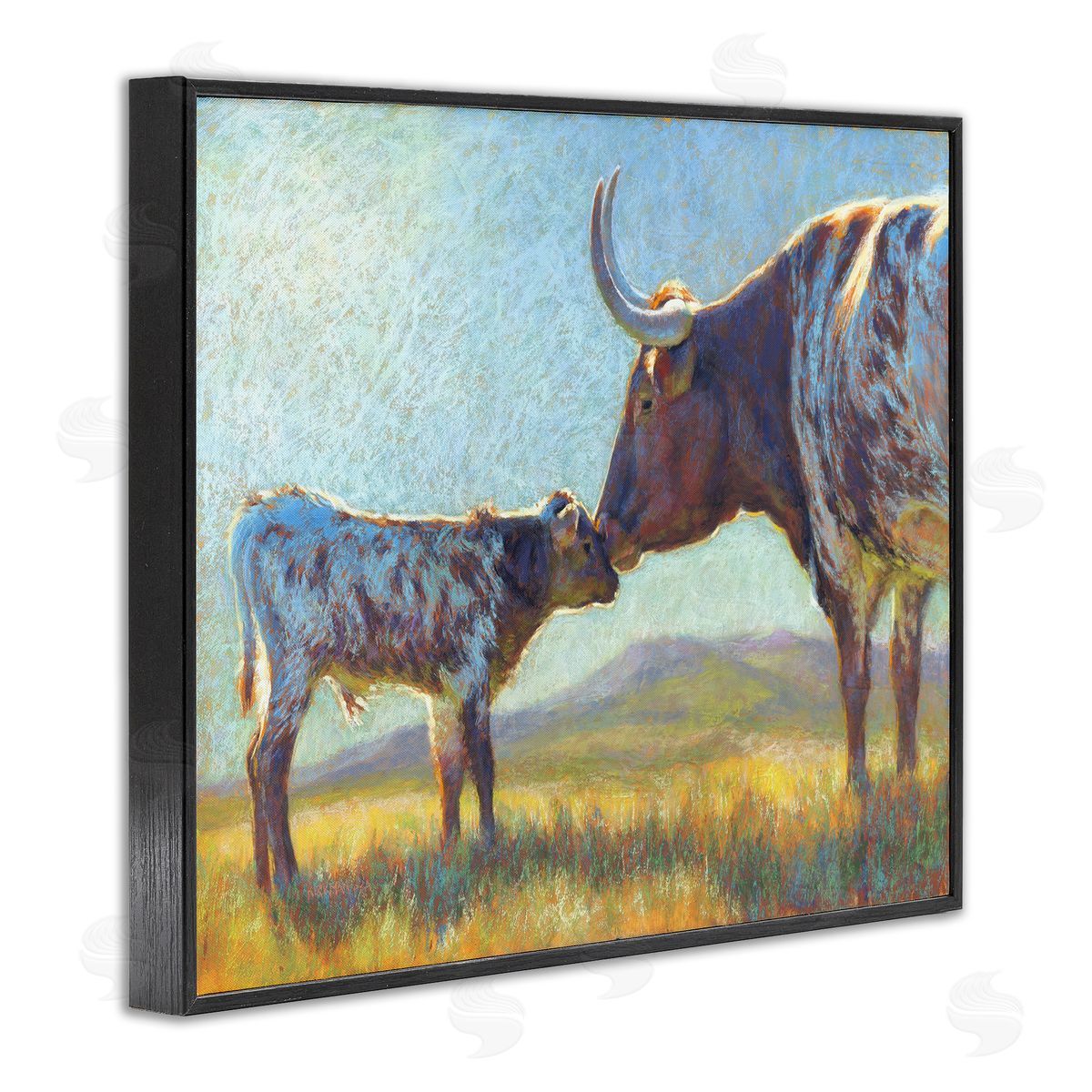Rita Kirkman Mother Cattle Calf Sunlit Farm