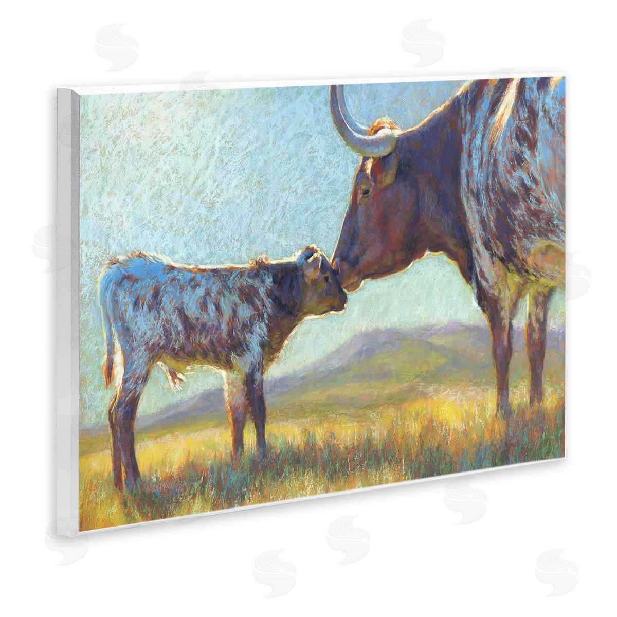 Rita Kirkman Mother Cattle Calf Sunlit Farm