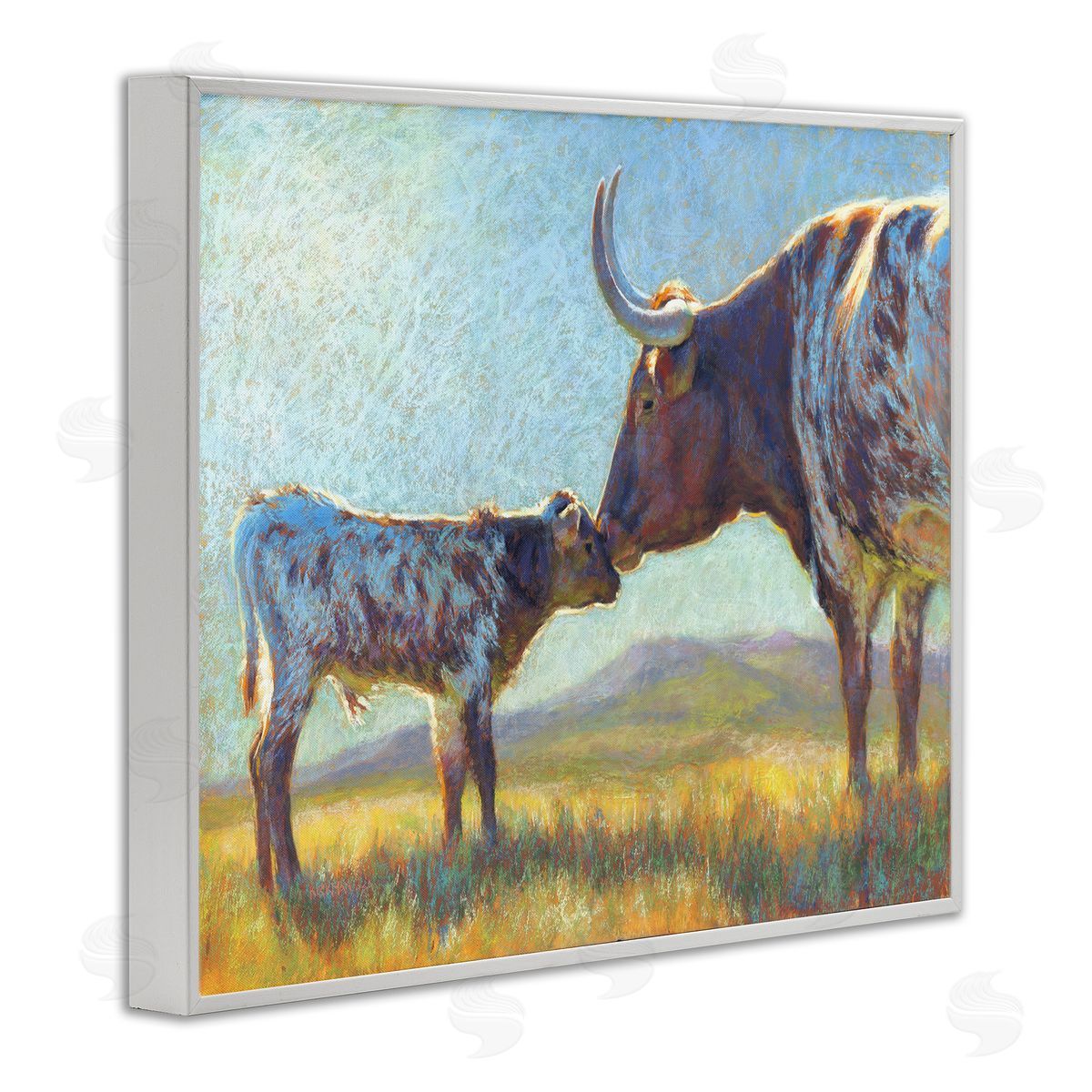 Rita Kirkman Mother Cattle Calf Sunlit Farm
