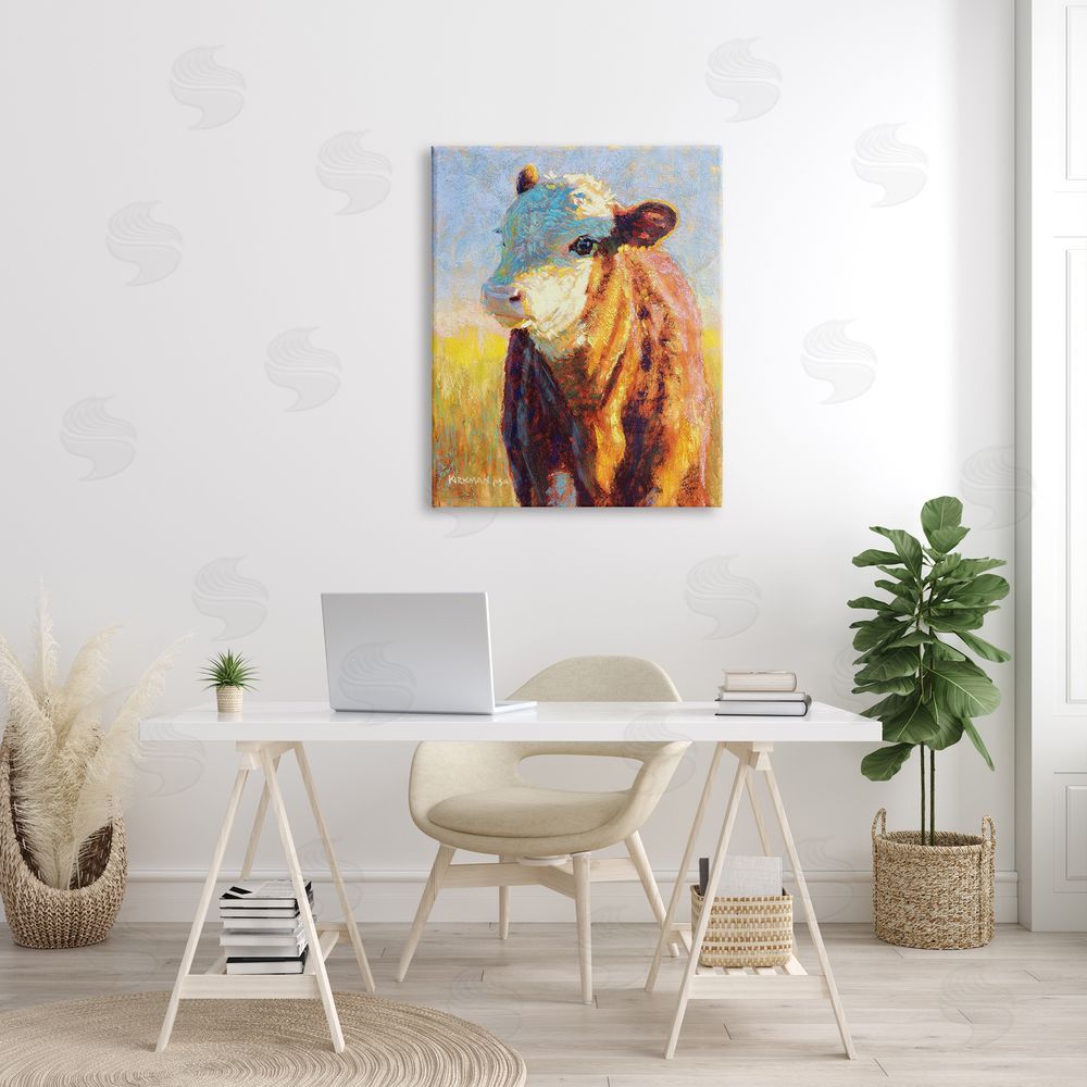 Rita Kirkman Modern Cow Portrait Impressionism