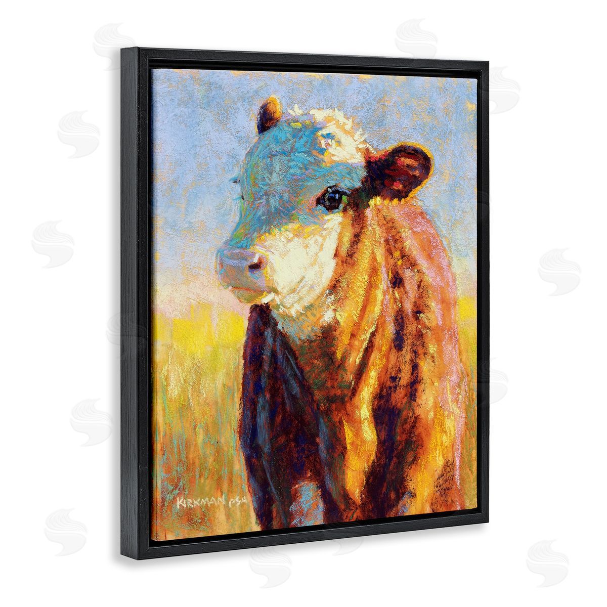 Rita Kirkman Modern Cow Portrait Impressionism