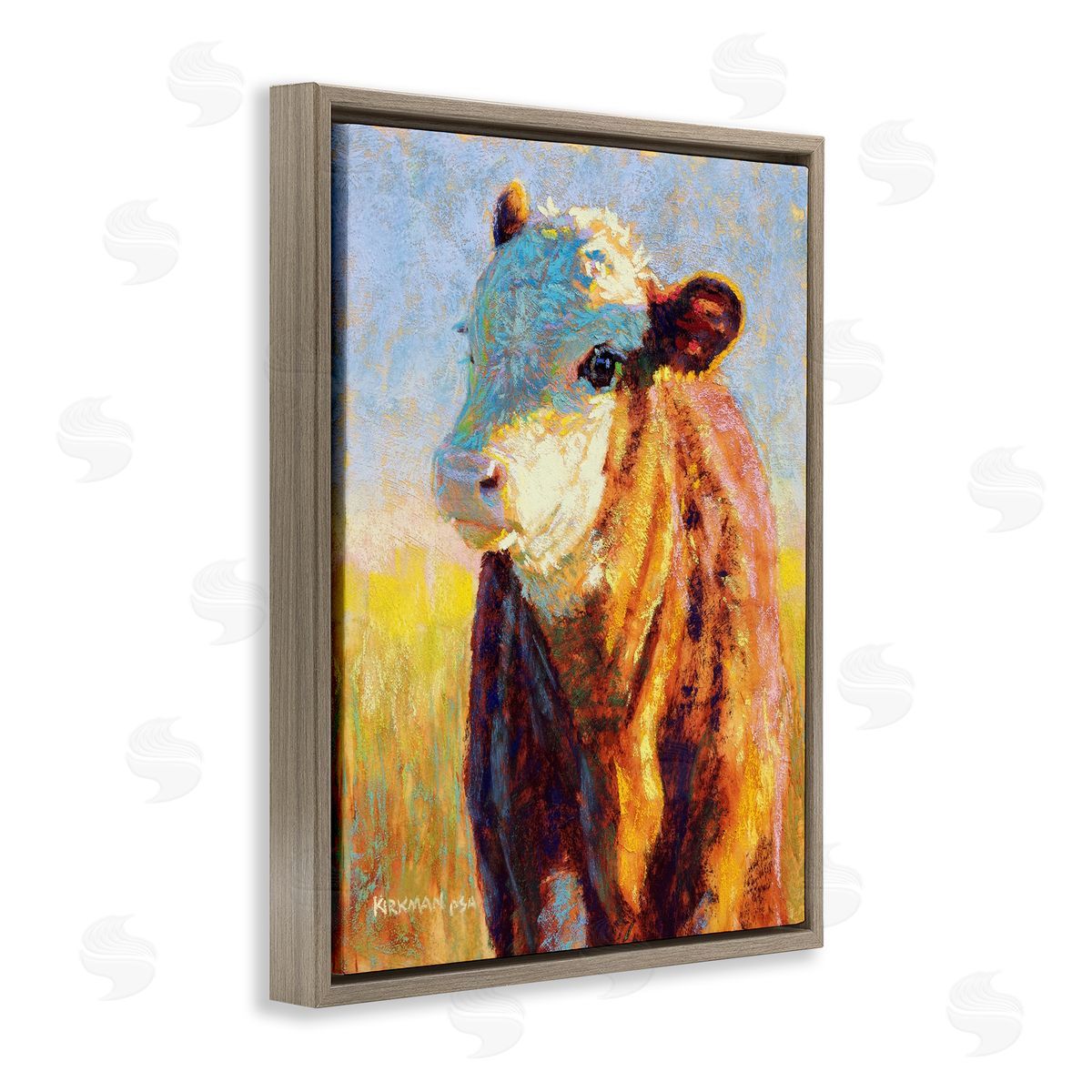 Rita Kirkman Modern Cow Portrait Impressionism