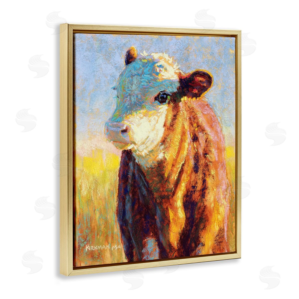 Rita Kirkman Modern Cow Portrait Impressionism