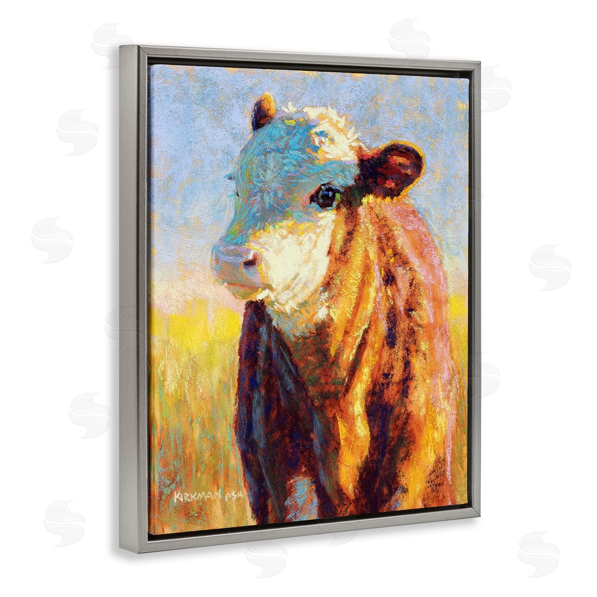 Rita Kirkman Modern Cow Portrait Impressionism