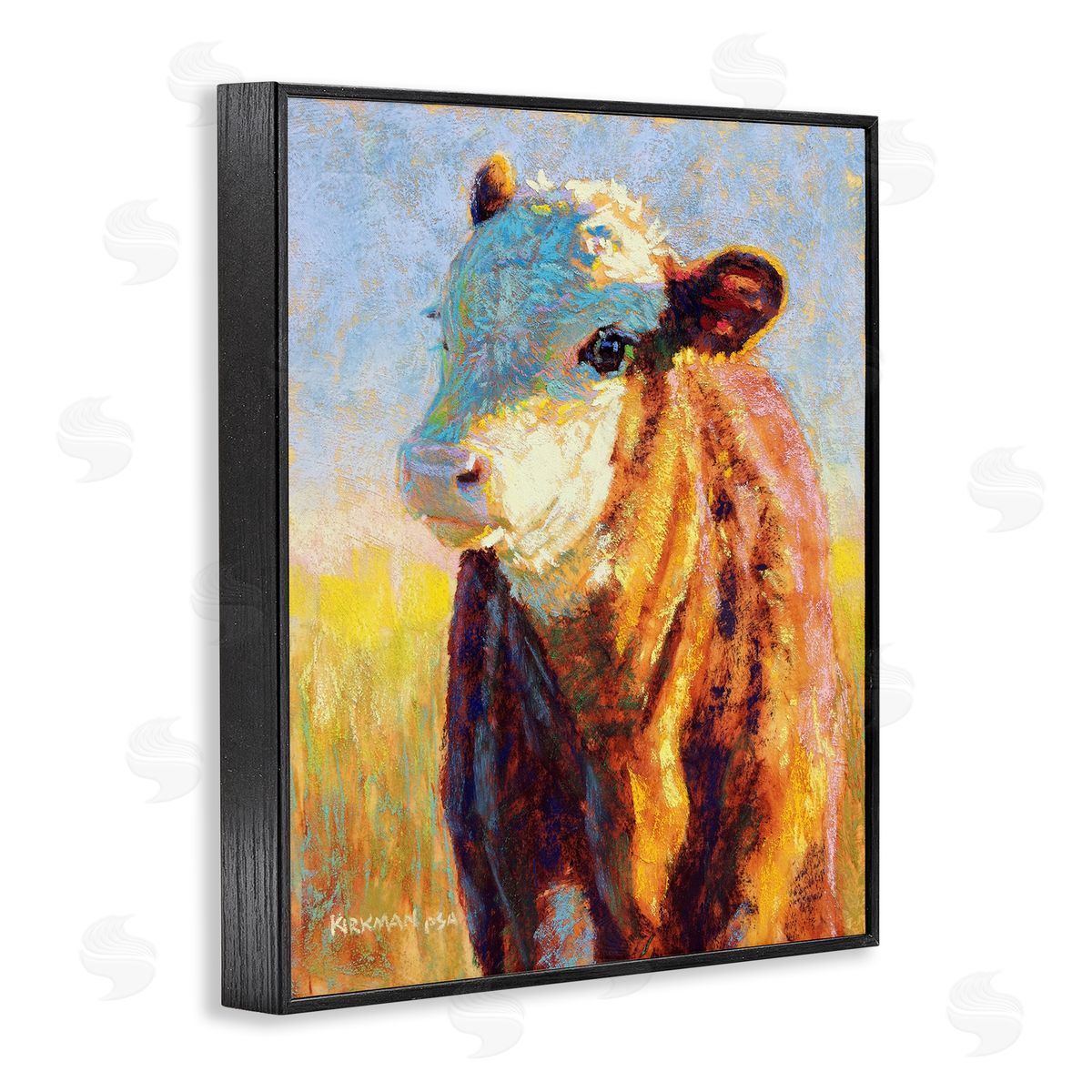 Rita Kirkman Modern Cow Portrait Impressionism