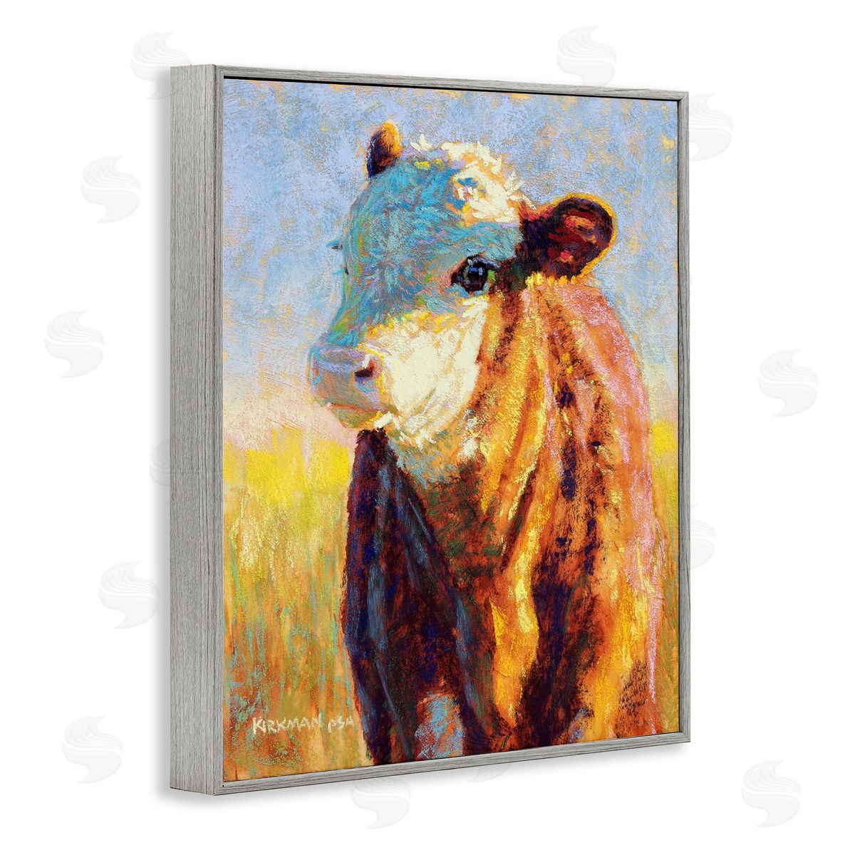 Rita Kirkman Modern Cow Portrait Impressionism