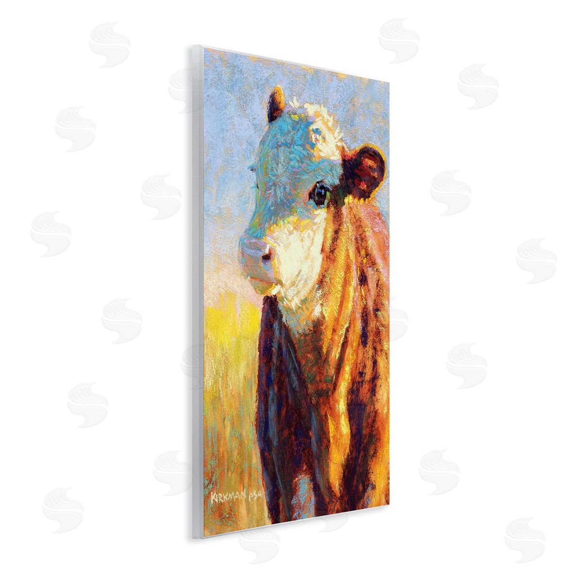 Rita Kirkman Modern Cow Portrait Impressionism