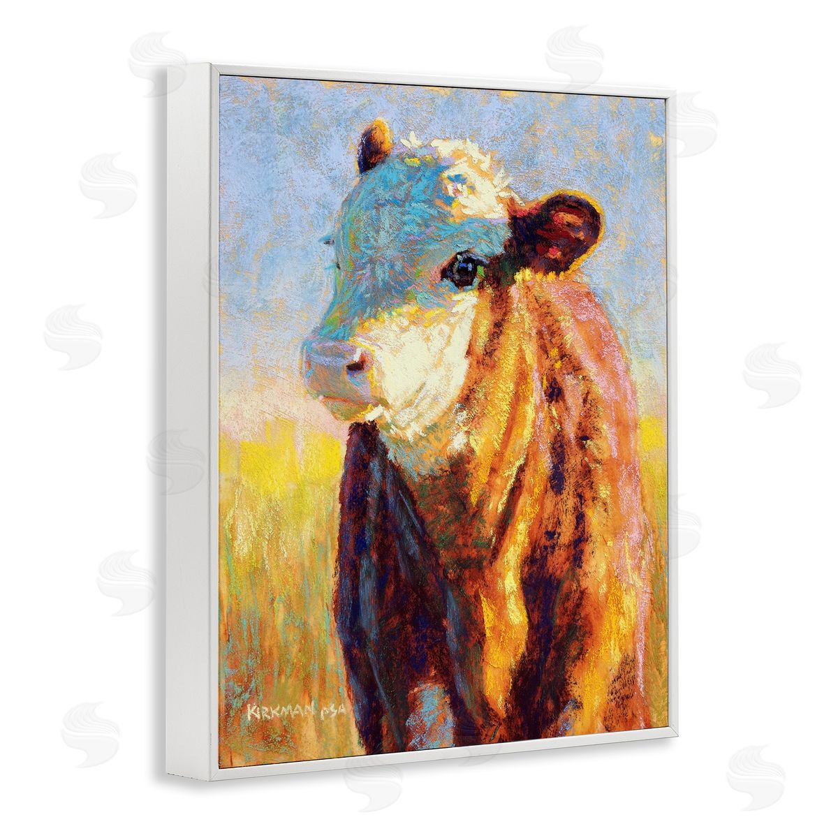 Rita Kirkman Modern Cow Portrait Impressionism