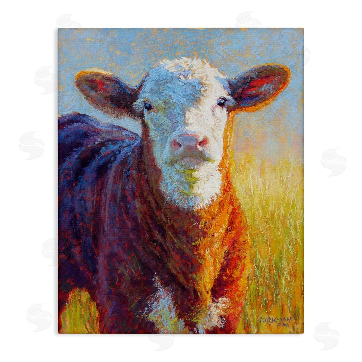 Rita Kirkman Happy Cow Farmhouse Grassland