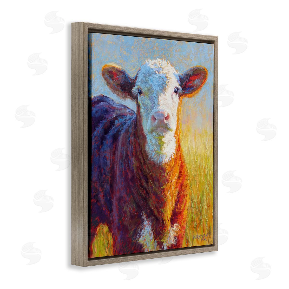 Rita Kirkman Happy Cow Farmhouse Grassland