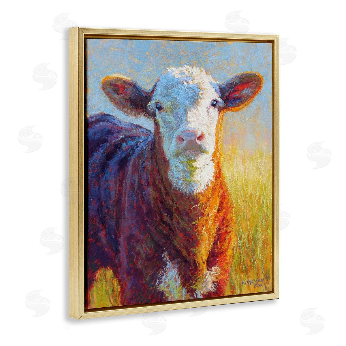Rita Kirkman Happy Cow Farmhouse Grassland