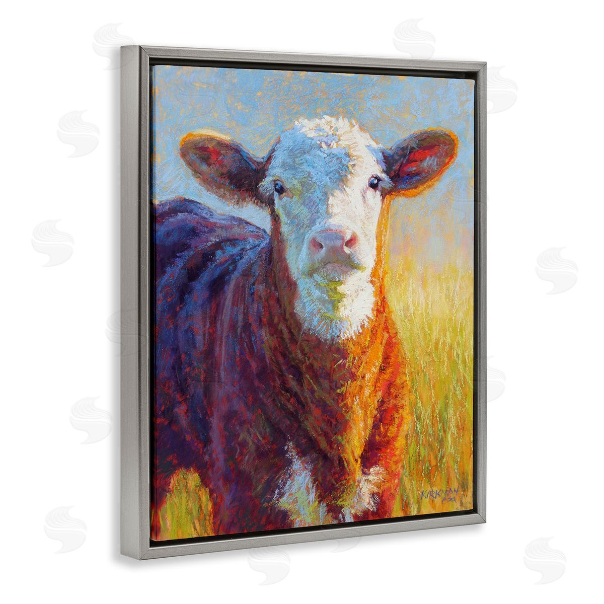 Rita Kirkman Happy Cow Farmhouse Grassland