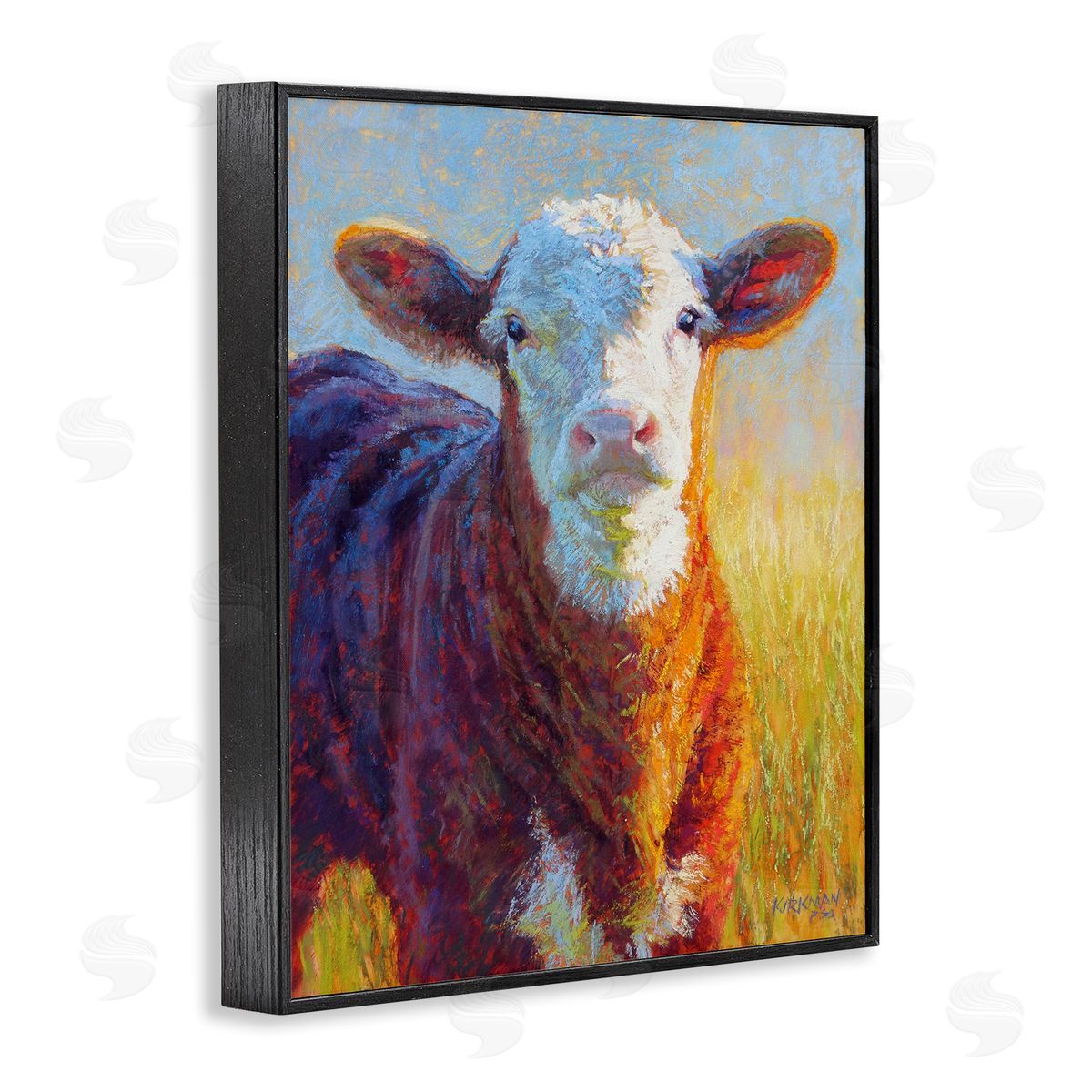 Rita Kirkman Happy Cow Farmhouse Grassland