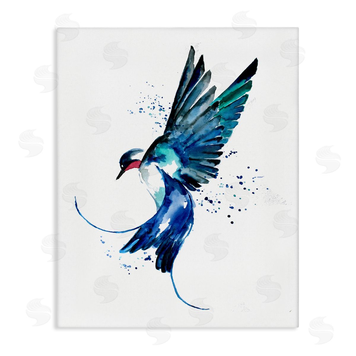 Sebastian Grafmann Blue Bird Flying Wings