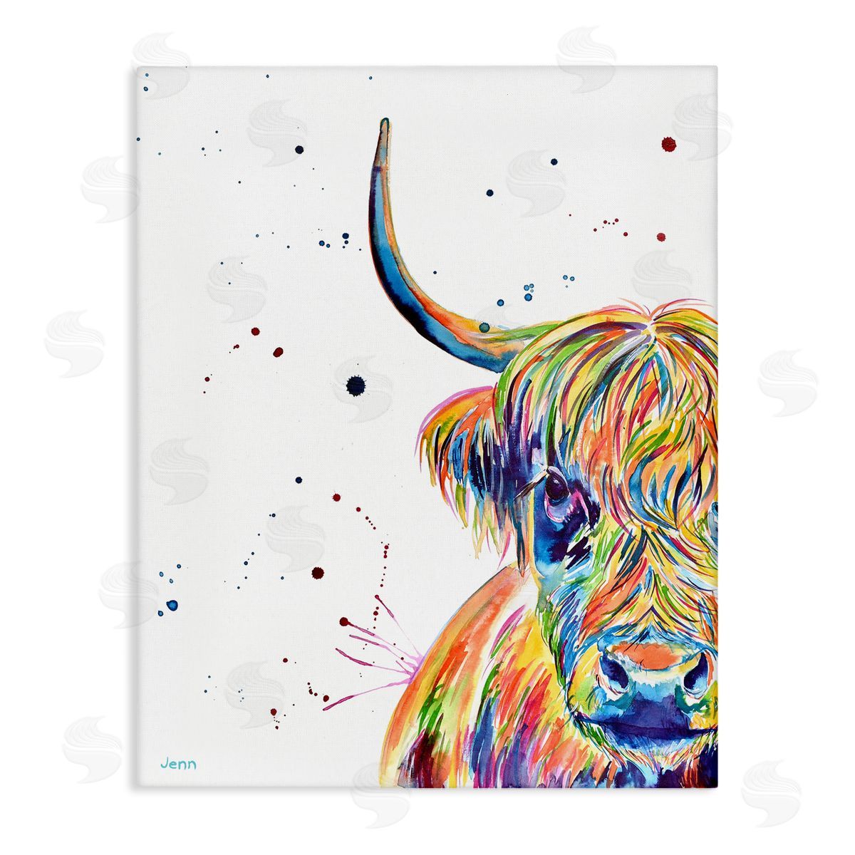Jen Seeley Vivid Cattle Face Farm Animal
