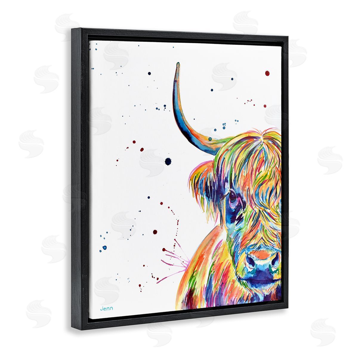 Jen Seeley Vivid Cattle Face Farm Animal