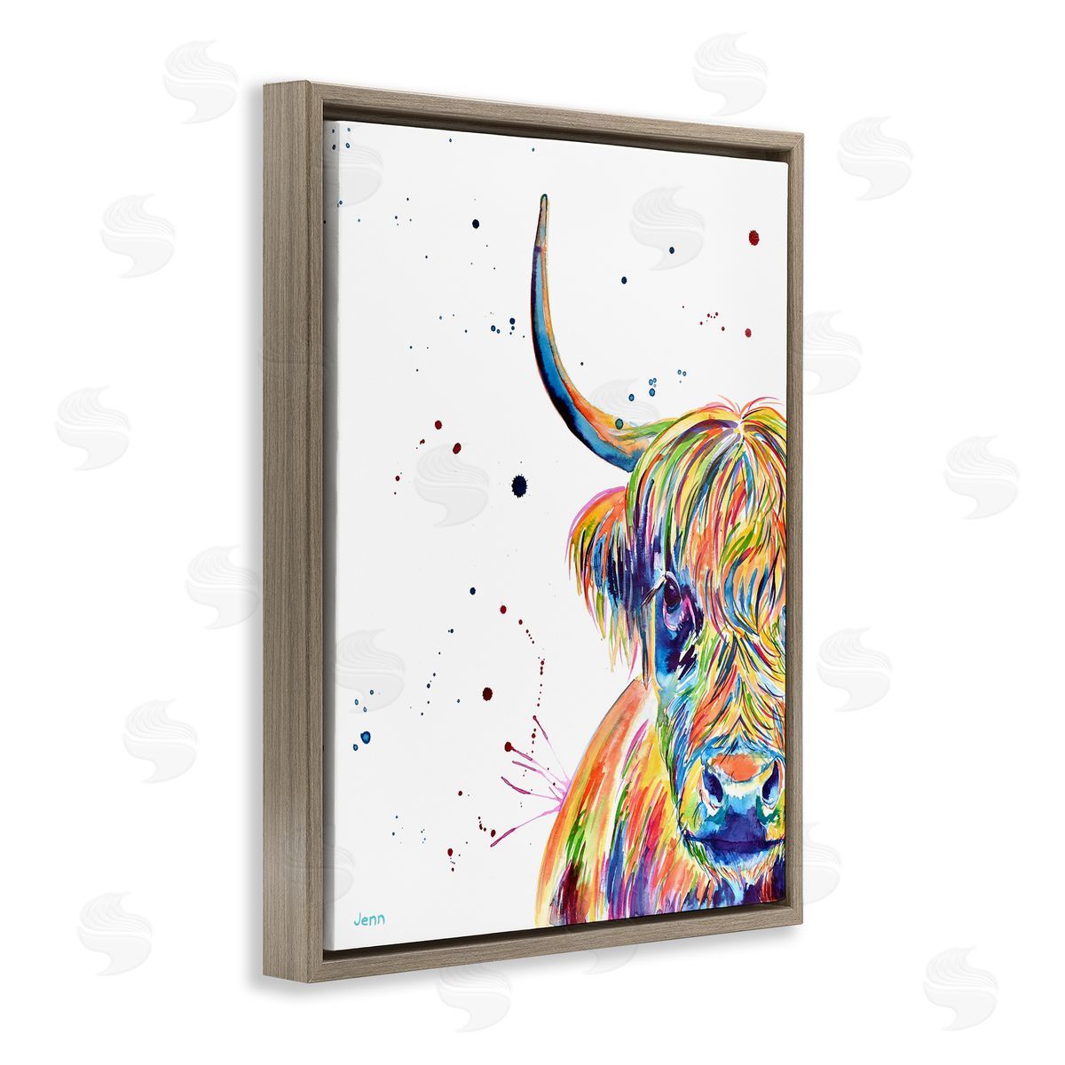 Jen Seeley Vivid Cattle Face Farm Animal