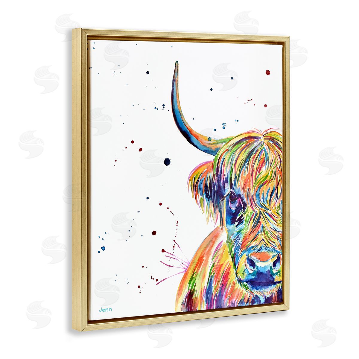 Jen Seeley Vivid Cattle Face Farm Animal